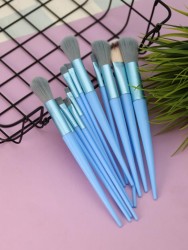 Набор кистей для макияжа "Magic 13", 13 кистей, blue