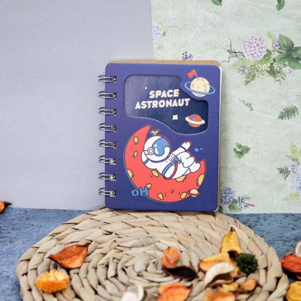 Блокнот (A7) «Astronaut moon», blue (8.4*11) 
