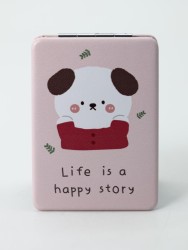 Зеркало "Life is a happy story", purple