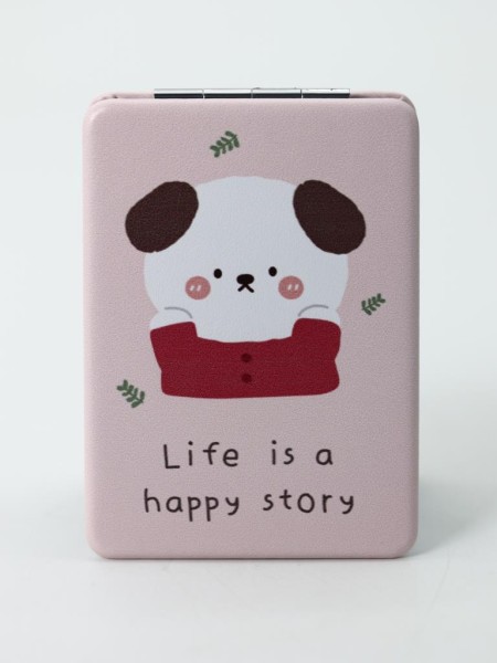 Зеркало "Life is a happy story", purple 