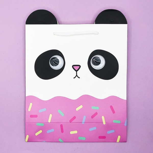 Подарочный пакет "Panda cake" (24*21*8) 