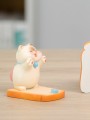 Подставка под телефон/планшет «Sleepy cat», white