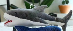 Мягкая игрушка "Bitey shark", grey, 40 см