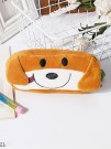 Пенал плюшевый "Red dog", orange (20*10 см)