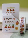 Декоративный скотч «Eat happy»