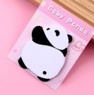 Блок стикер для записей "Chubby panda", pink