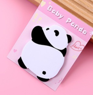 Блок стикер для записей "Chubby panda", pink 