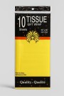 Бумага тишью "Classic", yellow, 50 х 66 см, 14 г/м2 (набор 10 шт.)