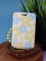 Футляр для карт с браслетом "Floral tenderness ", yellow