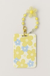 Футляр для карт с браслетом "Floral tenderness ", yellow