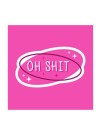Значок ECO из дерева LOL LAB "Oh shit"
