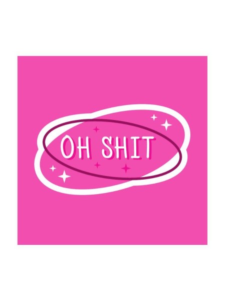 Значок ECO из дерева LOL LAB "Oh shit" 