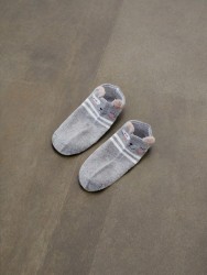 Носки iLikeGift «Hamster face», grey, мужские/женские евро размер 35-41