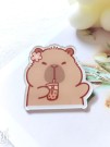 Значок акриловый iLikeGift "Bumblecapybara"