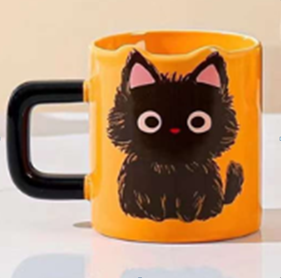 Кружка «Black Fuzzy», rectangular mug (400 ml) 