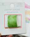 Декоративный скотч ПО-ПЛАНУ. "Gradient", зелёный