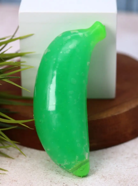 Мялка - антистресс «Banana», green 
