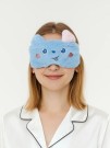 Маска для сна гелевая "Fluffy monster", blue