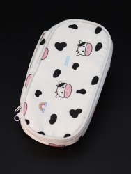 Пенал-косметичка "Funny animals", white (20*12*6.5 см)