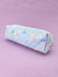 Пенал "Valentine", blue (22*6.5*4 см)