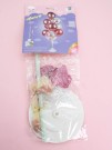 Набор воздушных шаров 11 шт. + стойка 110 см "Clear glitter balloons", red