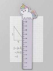 Линейка ECO из дерева Аниме «Unicorn»