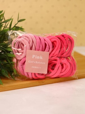 Набор резинок для волос "Rainbow", pink, 50 шт. в наборе