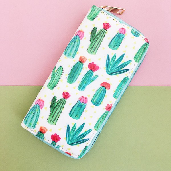 Кошелёк "Cactus watercolor" 