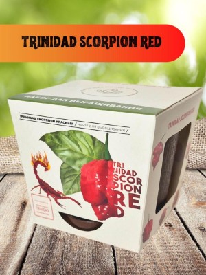 Набор д/выращивания "Plant Republic", "Перец острый Тринидад Скорпион Красный"