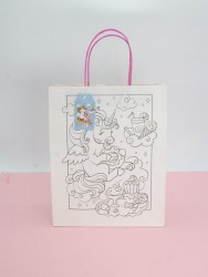 Пакет подарочный крафтовый «Coloring book», yummy (26*32*12)