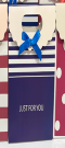 Пакет подарочный (XS) "Many stripes", blue (12x6x16)