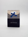 Пакет подарочный (XS) "Many stripes", blue (12x6x16)
