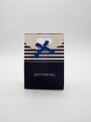 Пакет подарочный (XS) "Many stripes", blue (12x6x16)