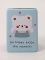 Зеркало "Be happy enjoy the moment", blue