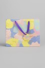 Пакет подарочный «Summer brushstrokes», purple (33*26.5*10)