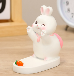 Подставка под телефон/планшет «Winking bunny», white