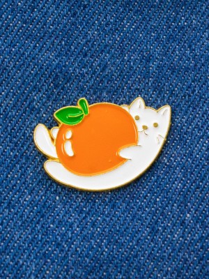 Значок "Peach cat"