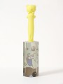 Ролик для чистки одежды "Yellow volumetric bear", 10 см*60 листов