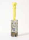 Ролик для чистки одежды "Yellow volumetric bear", 10 см*60 листов
