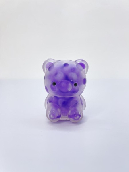 Мялка - антистресс «Soft bear», purple (3,7*5 см) 