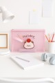 Папка пенал "Holiday bear", pink (23.5*31 см)