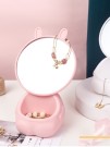 Зеркало настольное "Precious rabbit", pink (21.5*14 см)