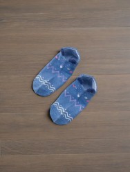 Носки iLikeGift «Owl face», blue, мужские/женские евро размер 35-41
