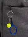 Брелок iLikeGift "Tennis racket", blue (2.8*10 см)