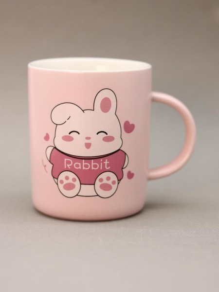 Кружка «Cute rabbit», pink 