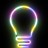 Неоновый подвесной ночник «Bulb», USB, свечение mix (25х17 см)