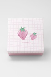 Подарочная коробка «Two strawberry», 16*16*7.5