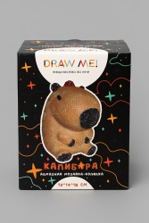 Алмазная мозаика на копилке Draw Me! «Capybara», (12*14*18 см)