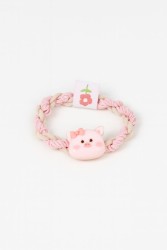 Резинка для волос GIRLY "Candy pig", pink