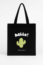 Сумка шоппер "Hello", black